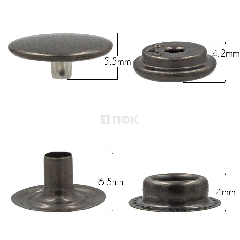 Кнопка для одежды 15мм №61 нерж цв никель тем (уп 720шт) DNG — ПФКР Кнопка для одежды 15мм №61 нерж цв никель тем (уп 720шт) DNG