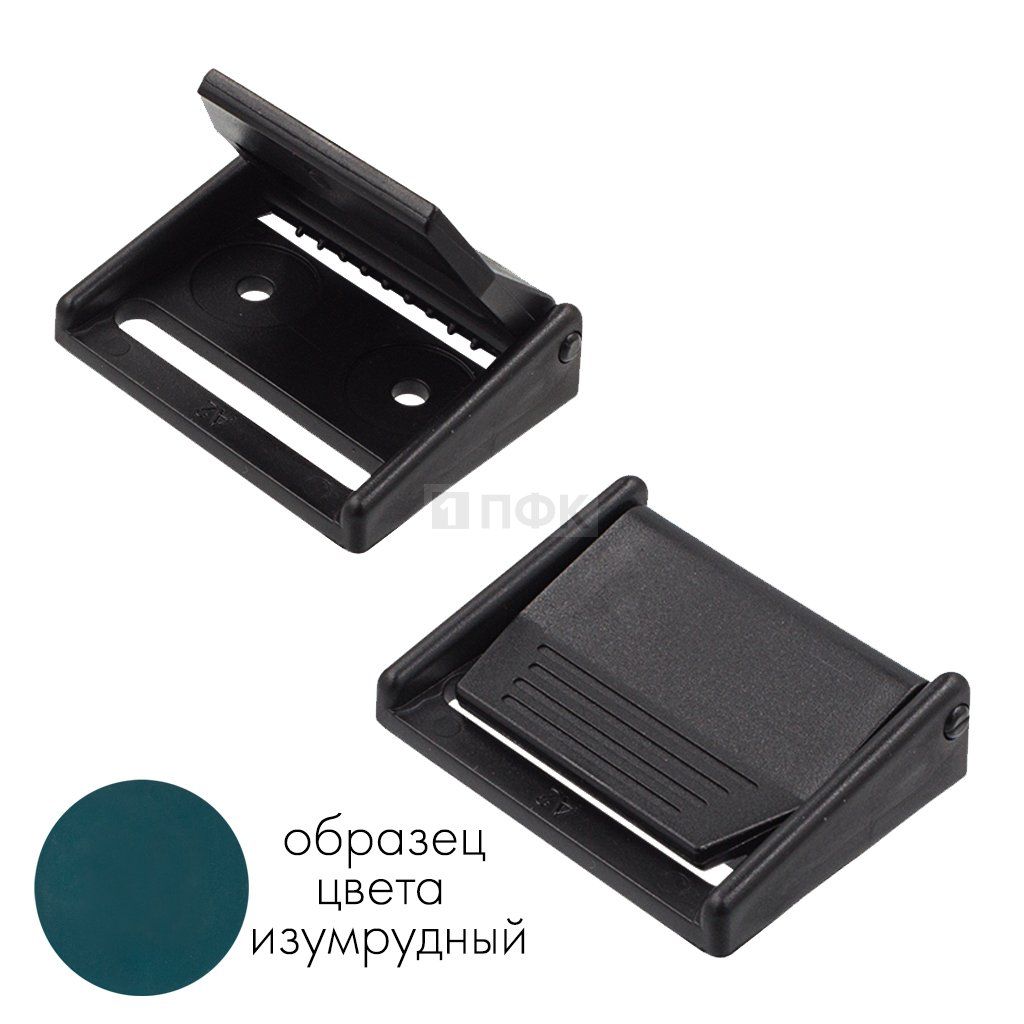 Пряжка FA-40 (самосброс) ПА 40мм цв 77 изумрудный (уп 1000шт) — ПФКР Пряжка FA-40 (самосброс) ПА 40мм цв 77 изумрудный (уп 1000шт)