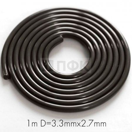 Магнитный крепеж для одежды ЖИЛКА ДВОЙНАЯ 1м D=3,3мм*2,7мм (100 пар) жесткая