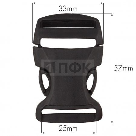 Фастекс БФ-25 (защелка-трезубец) ПФЛ 25мм цв черный (уп 100шт) Фастекс БФ-25 (защелка-трезубец) ПФЛ 25мм цв черный (уп 100шт)