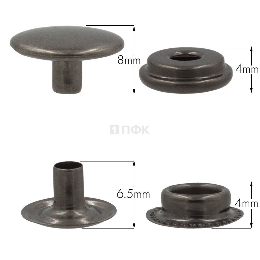 Кнопка для одежды 15мм №61 нерж цв никель тем (уп 720шт) NEW STAR — ПФКР Кнопка для одежды 15мм №61 нерж цв никель тем (уп 720шт) NEW STAR