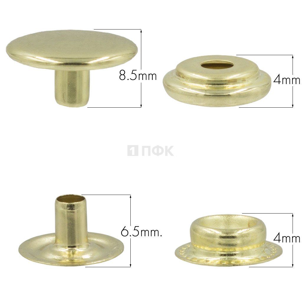 Кнопка для одежды 15мм №61 латунь цв золото (уп 720шт) STRONG — ПФКР Кнопка для одежды 15мм №61 латунь цв золото (уп 720шт) STRONG