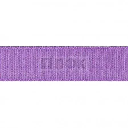 Лента репсовая (тесьма вешалочная) 25мм цв сирень (уп 50м/800м)