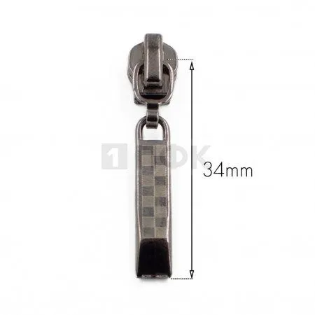 Бегунок металл тип 3 автомат K-20 цв никель темн (уп 1000шт/5000шт) Бегунок металл тип 3 автомат K-20 цв никель темн (уп 1000шт/5000шт)